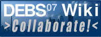 DEBS'07 Collaborate Wiki Logo